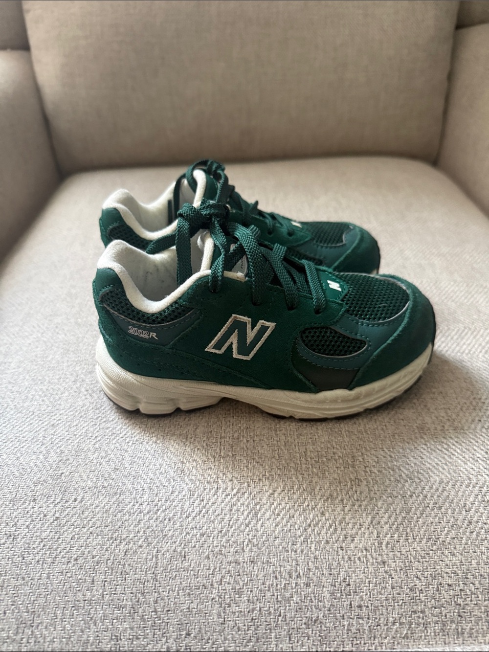 New Balance Kids' Dark Green Athletic Sneakers
